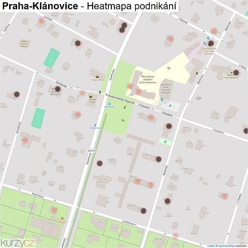 Praha-Klánovice - mapy | Kurzy.cz
