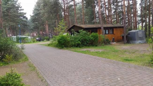 Lužická jezera - kemp Familien Park, obří dopravník F60 5-8.5.2017