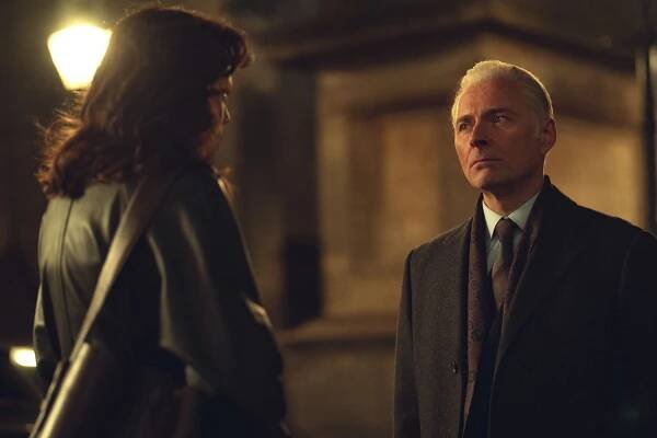 Chloe Pirrie and Mark Bonnar in 'Department Q'.