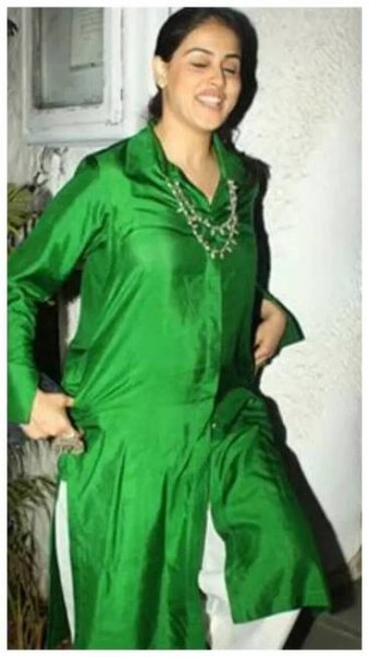 Genelia D'souza slays in green attire