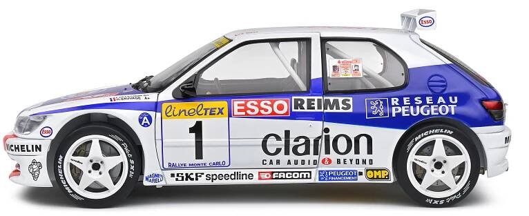 Peugeot 306 Maxi #1 Delecour/Sauvage Rallye Monte Carlo 1996 1:18 Solido