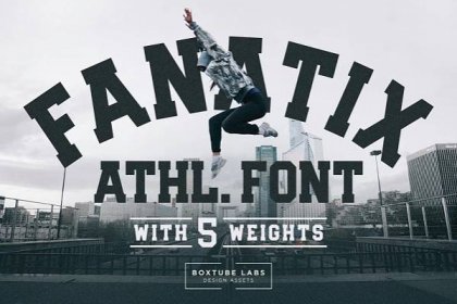 30 Athletic Font Options For Sports Brands & Niches