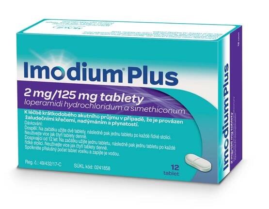 IMODIUM® Plus 2 mg/125 mg tablety