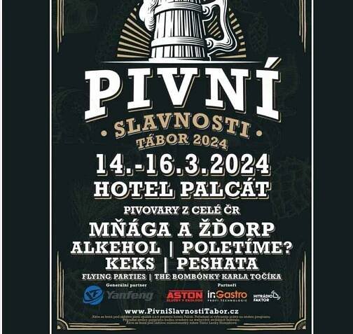 plakát pivní slavnosti Tábor 2024