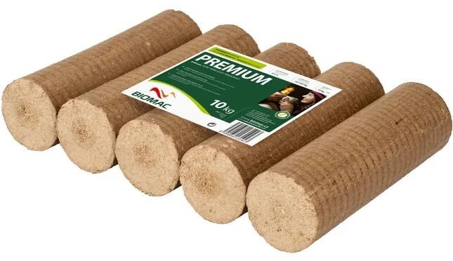 DŘEVĚNÉ BRIKETY PREMIUM - BALÍK 10KG