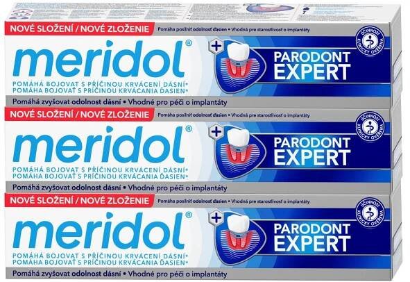 Meridol® Parodont Expert zubná pasta 3 x 75 ml