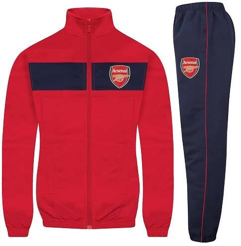 ARSENAL Arsenal FC Boys Tracksuit Jacket & Pants Set Kids OFFICIAL Football Gift