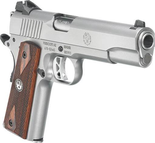 Pistole Ruger SR1911, . 45ACP - stainless steel