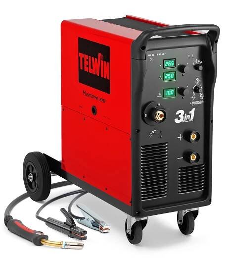Svařovací stroj MIG-MAG/FLUX/BRAZING/MMA/TIG Mastermig 305i, 3Ph, 230/400V, Telwin 816200