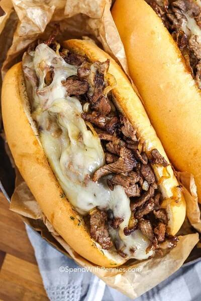 Straightforward Philly Cheesesteak Recipe - Spend With Pennies