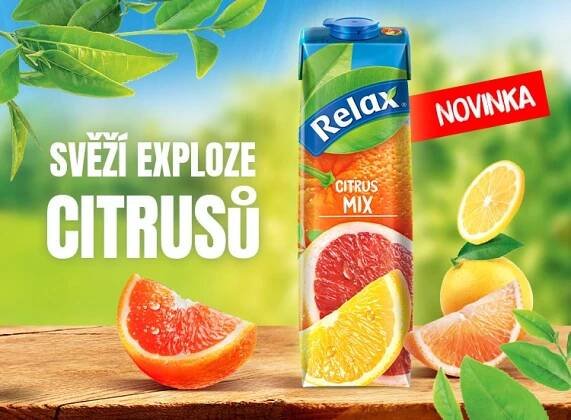 Nový Relax Citrus mix - Džúsy Relax