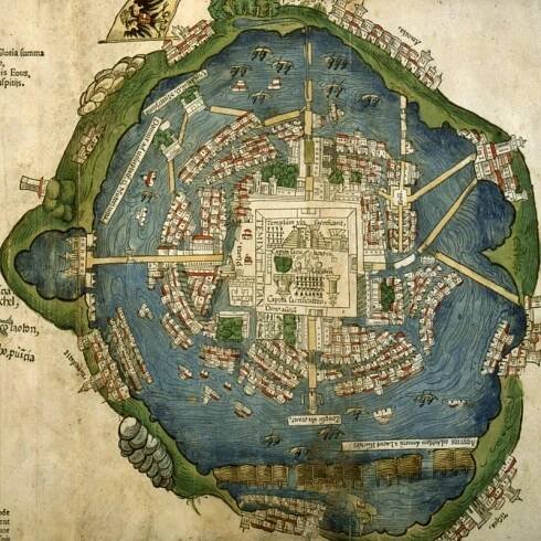 Nuremberg Map of Tenochtitlan