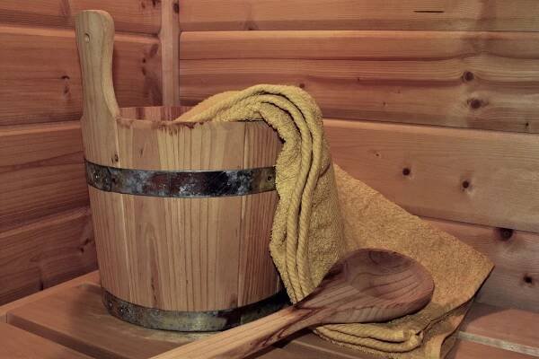 sauna bucked & ladle