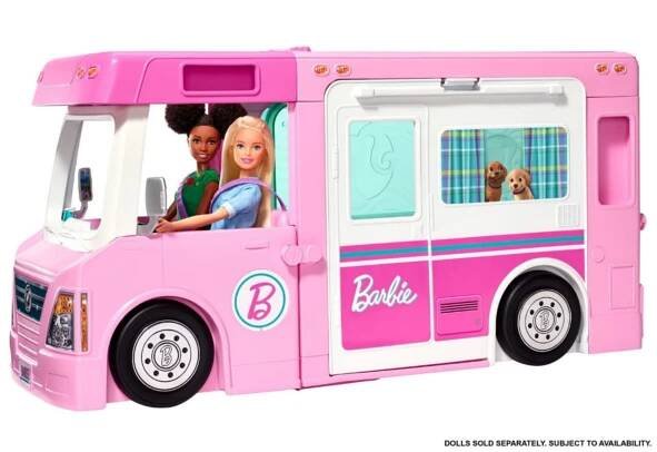 Mattel Barbie Karavan snů 3v1 Super Camper GHL93