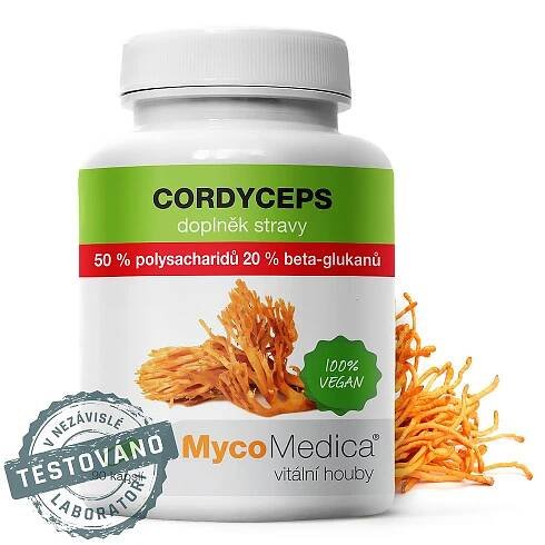 Mycomedica Cordyceps 50% polysacharidů 90 kapslí
