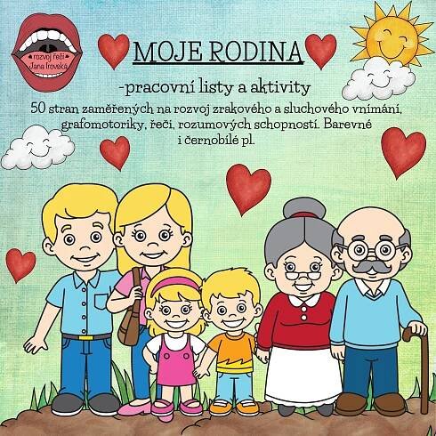MOJE RODINA: pracovní listy a aktivity v pdf