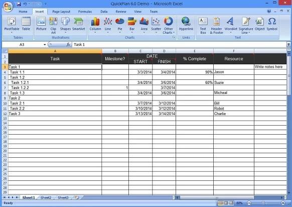 Excel Integration | QuickPlan for iOS