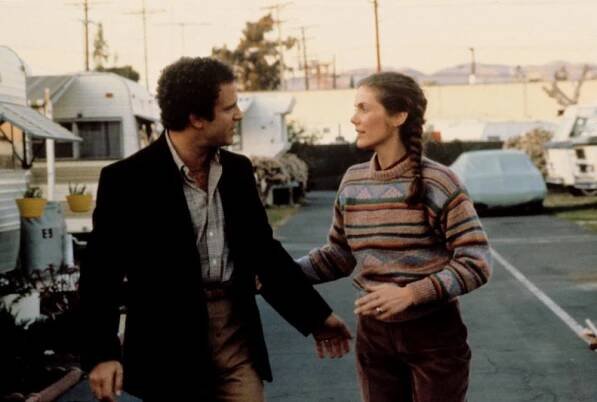 LOST IN AMERICA, Albert Brooks, Julie Hagerty, 1985.