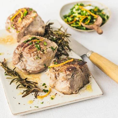 *Filet mignon de porc cuit sous vide, gremolata - recept undefined | Tefal