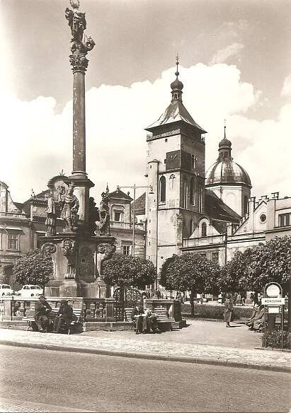 HAVLÍČKŮV BROD - náměstí - Pohlednice místopis
