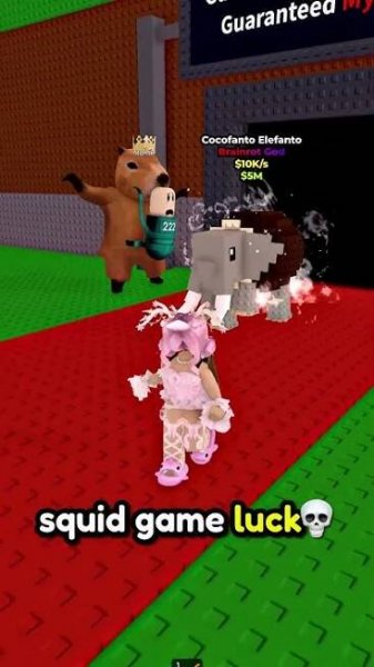 Squid Game Brainrot Song Luck #stealabrainrot #roblox #usa