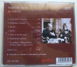 Jiří Voskovec - "Relativně vzato" - CD - 2005 - Hudba