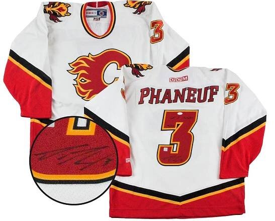 Dion Phaneuf Autographed L/E Calgary Flames Jersey