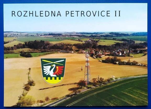 Petrovice II, Kutná Hora, rozhledna, letecký  - Pohlednice místopis