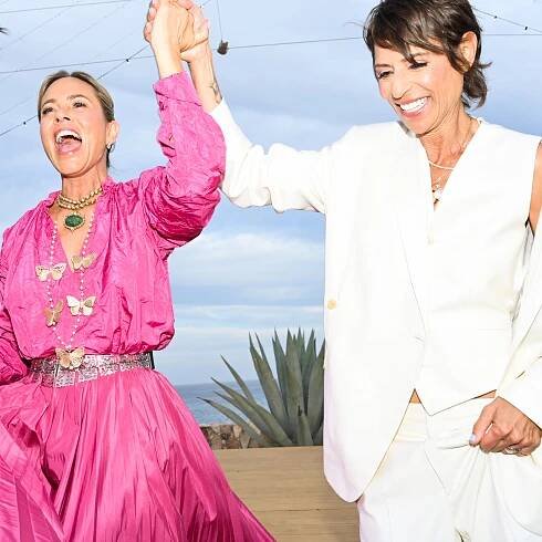 Maria Bello and Dominique Crenn Celebrate Their Union in Mexico