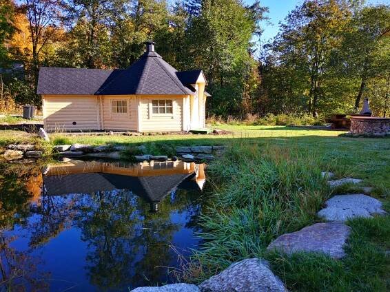 Kombinovaná finská saunovací grillkota - Stříbrnice - foto 27