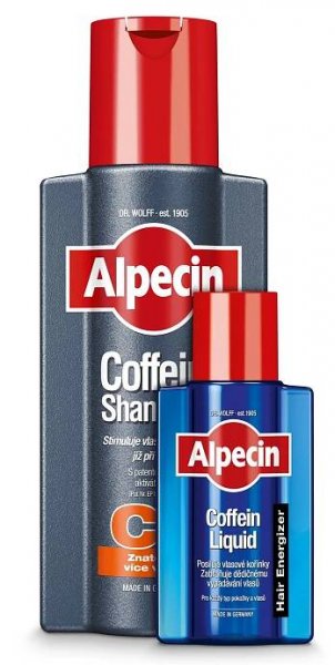 Alpecin Coffein Shampoo C1 + Coffein Liquid promo pack 250+75 ml