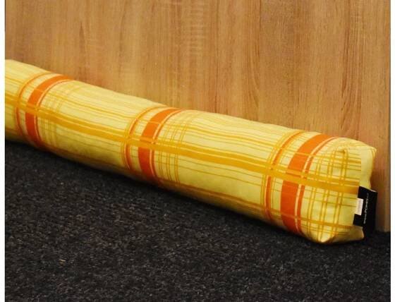 Protiprůvaňák - těsnící ochrana proti průvanu POMIS Žlutá s kárem