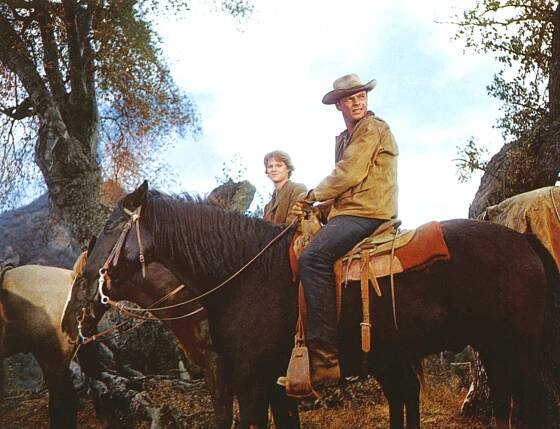 RIDE THE HIGH COUNTRY, Mariette Hartley, Ron Starr, 1962