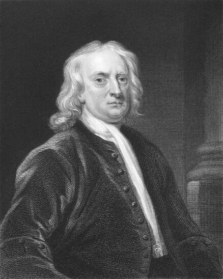 Isaac Newton — Stock obrázek