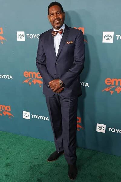 Mykelti Williamson arrives at the 2024 Environmental Media Association Awards Gala at Sunset Las Palmas Studios on January 27, 2024 in Los Angeles, California.