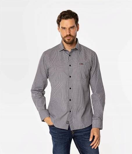 LEE COOPER Pánská košile WINDSOR 37KZ BLACK L