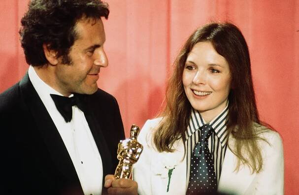 Diane Keaton and Milos Forman