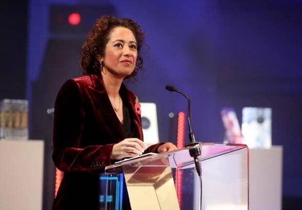 Samira Ahmed presents the Booker Prize ceremony 2021