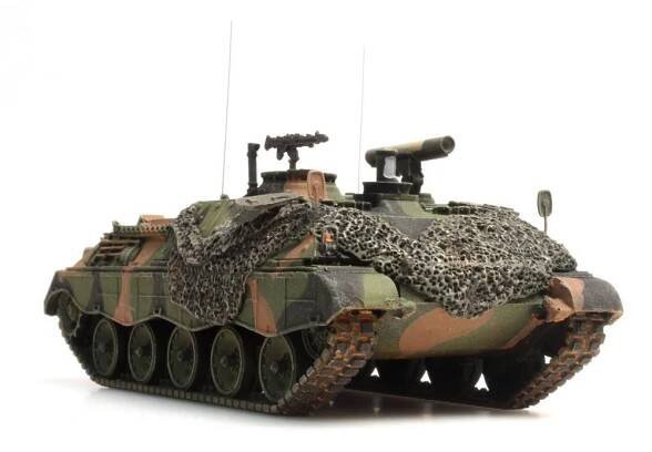 Jagdpanzer Jaguar 1, Bundeswehr, camouflage, camo net | Sběratelské modely letadel, tanků a vojenské techniky 