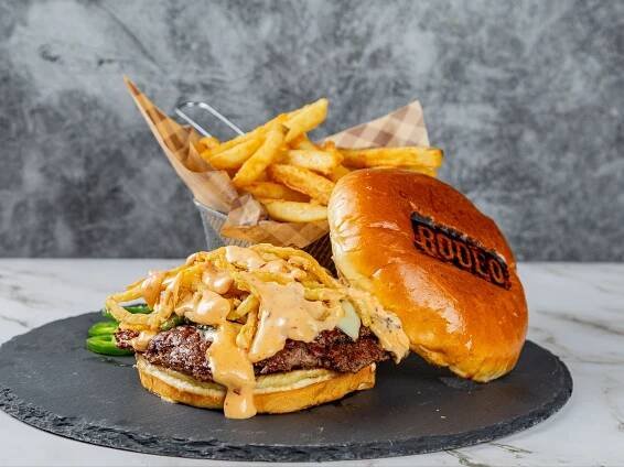 Jalapeno Popper Burger- Single.