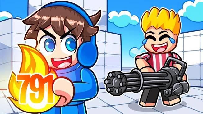 Předstírám NOOBA v Roblox RIVALS!