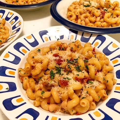 Cavatappi with Sun-Dried Tomatoes and Cannellini Beans — The Amateur Gourmet