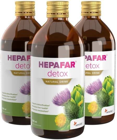 Hepafar Detox Drink, trojbalení od 895 Kč