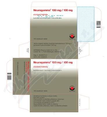 Neurogamma 100mg/100mg tbl.obd.100
