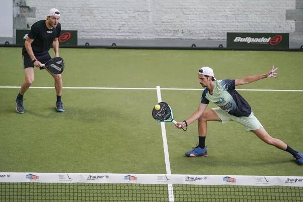 02/07/2023 - Belgium Championship Padel - 
Francois AZZOLA / Jerome PEETERS 
©Philippe Buissin / IMAGELLAN