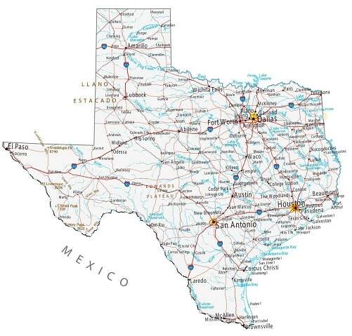 Texas Map