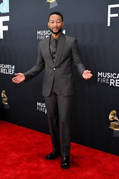 John Legend at the 67th GRAMMY Awards held at the Crypto.com Arena on February 2, 2025 in Los Angeles, California.
