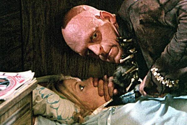 Susan Lanier and Michael Berryman in 'The Hills Have Eyes'