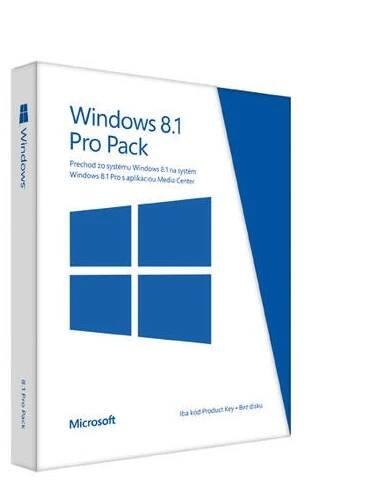 Software Microsoft Windows Pro Pack 8.1 SK - upgrade z Windows 8.1. (5VR-00171)