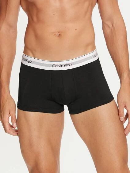 detail Calvin Klein pánské černé boxerky 3 pack